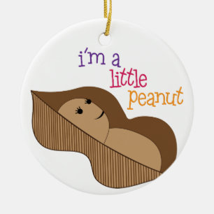 Little Peanut Ceramic Tree Decoration
