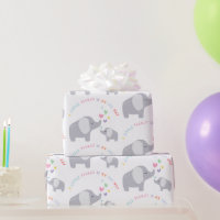 Little Peanut Elephant | Baby Shower | Rainbow