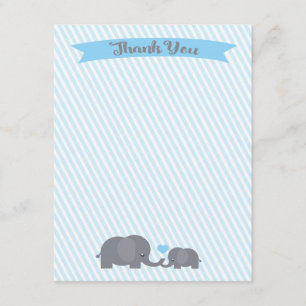 Little Peanut Elephant Thank You note Card