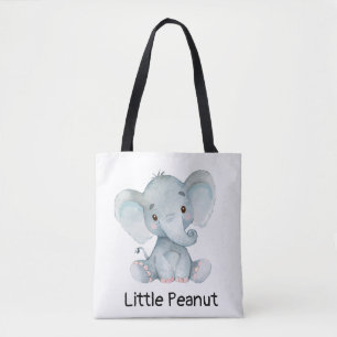 Little Peanut Elephant  Tote Bag