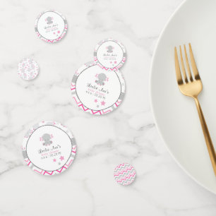 Little Peanut on the Way Pink Confetti