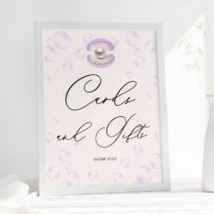 Little Pearl Cards Gifts Baby Shower Poster