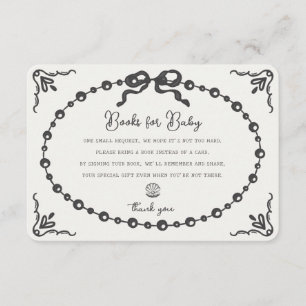 Little Pearl Coquette Bow Books for Baby Insert