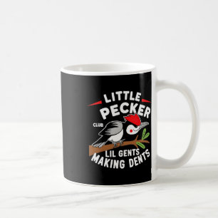Little Pecker Club Lil Gents Making Dents Retro Wo Coffee Mug