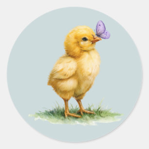 Little Peep & Co. Baby Celebration Classic Round Sticker