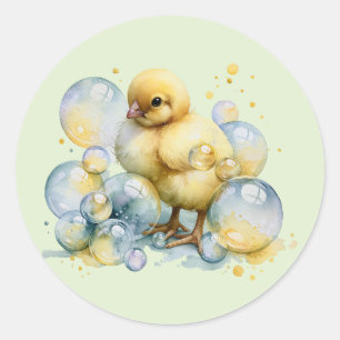 Little Peep & Co.   Baby Celebration Classic Round Sticker