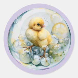 Little Peep & Co.   Baby Celebration Classic Round Sticker