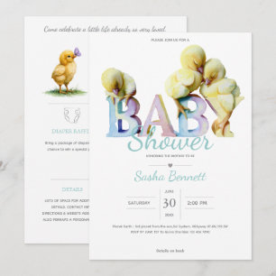 Little Peep & Co. Baby Shower Invitation