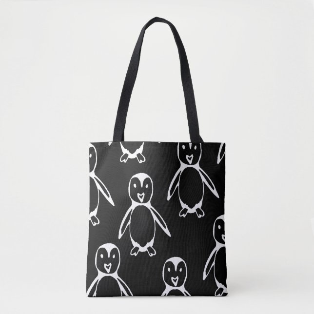 Little Penguin Tote Bag (Front)