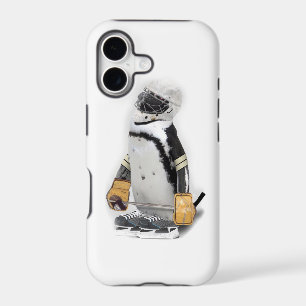 Little Penguin Wearing Hockey Gear