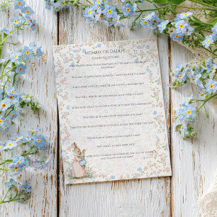 Little Peter Rabbit and Mom Guessing Game