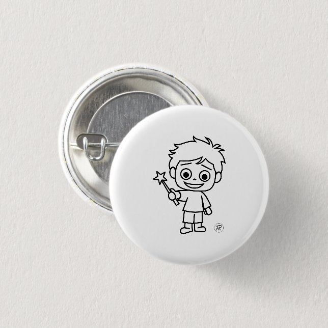 Little Phiri 3 Cm Round Badge (Front & Back)