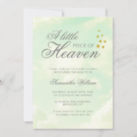 Little Piece of Heaven Cloudy Sky Baby Shower