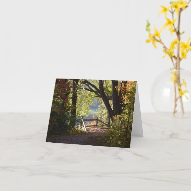 Little Piece of Heaven - Landscape Greeting Card (Yellow Flower)
