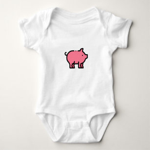 Little Pig Baby Bodysuit