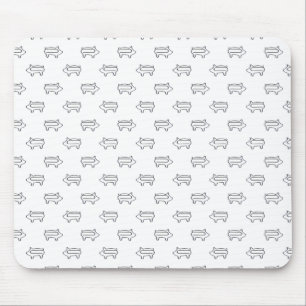 Little Pig Paperclips Piglet Paperclip Mouse Mat