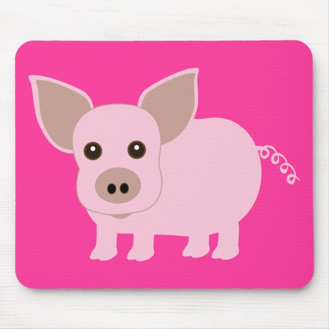 Little Piggie Mouse Mat (Front)