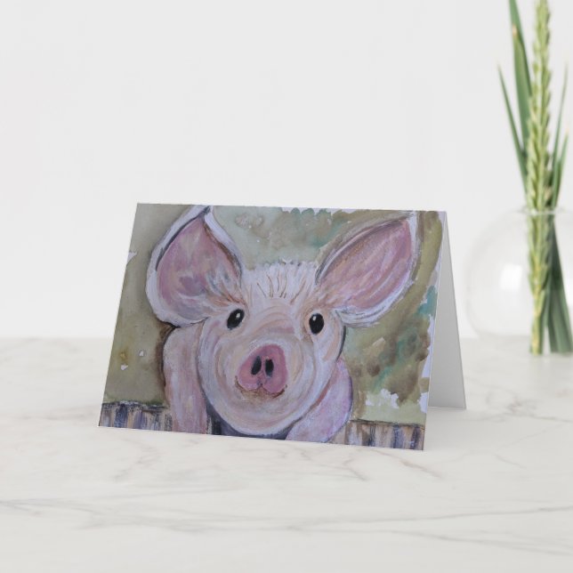 Little Piggy Card (Front)