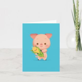 Little Piggy Notecard