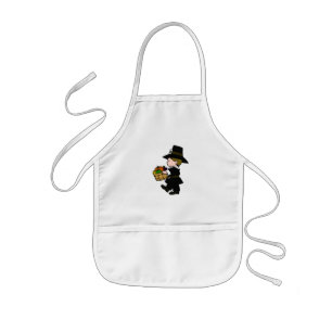 Little Pilgrim Boy Thanksgiving Kids Apron