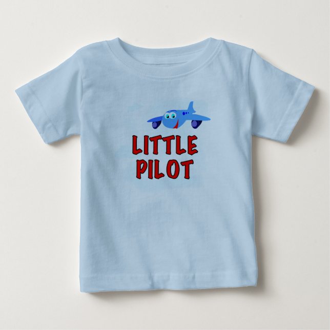 Little Pilot Baby T-Shirt (Front)