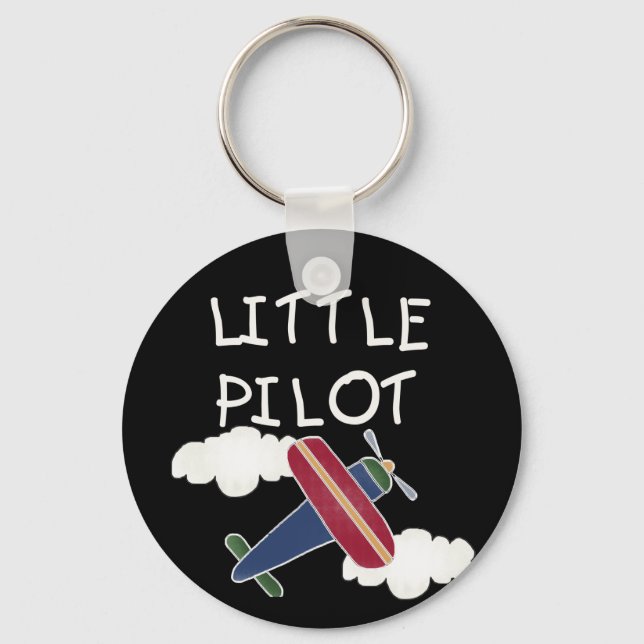 Little Pilot Tshirts and Gifts Key Ring (Front)
