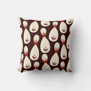 Little Pinhead Fun Bowling Time Cool Pattern Cushion