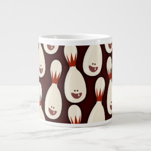Little Pinhead Pattern Large Coffee Mug