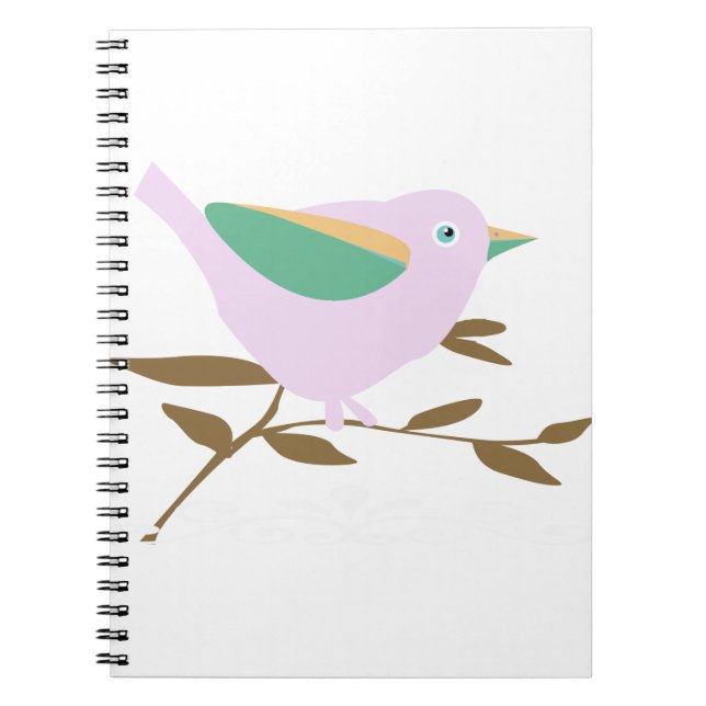 Little pink bird notebook (Front)