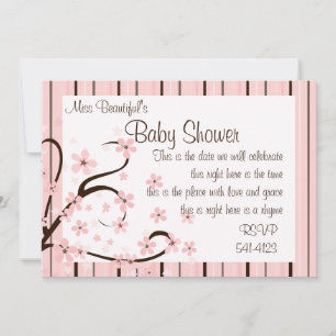 Little Pink Blooms Invitation