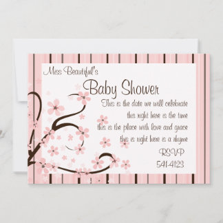 Little Pink Blooms Invitation