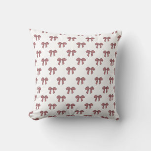 Little Pink Bow Pastel Feminine & Coquette Cushion