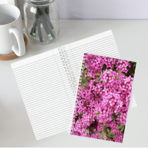 Little Pink Daphne Floral Notebook