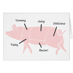 Little Pink Piggie with Tasty Labels