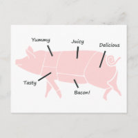 Little Pink Piggie with Tasty Labels