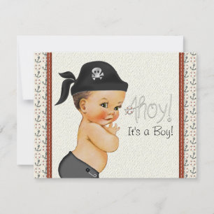 Little Pirate Baby Shower Invitation