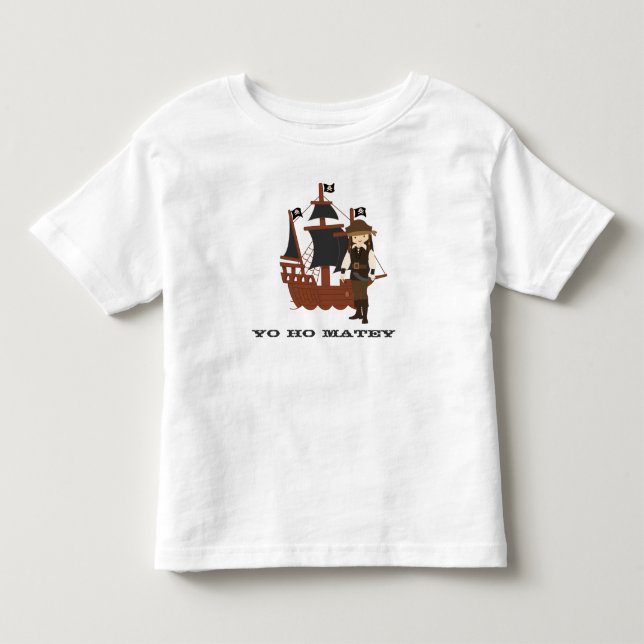 Little Pirate personalised t-shirt (Front)