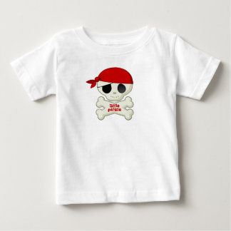 Little Pirate Skull and Crossbones Kids T-shirt