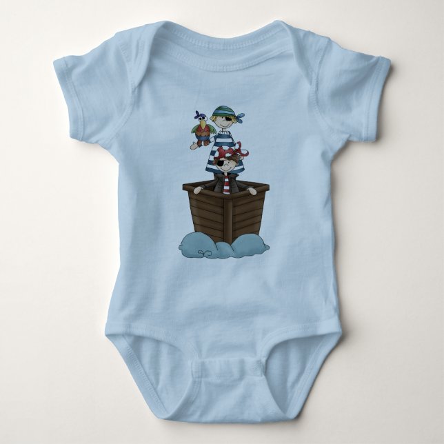 Little Pirates Baby Bodysuit (Front)
