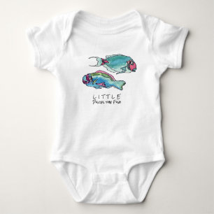 Little Pisces the Fish for Infants Baby Bodysuit