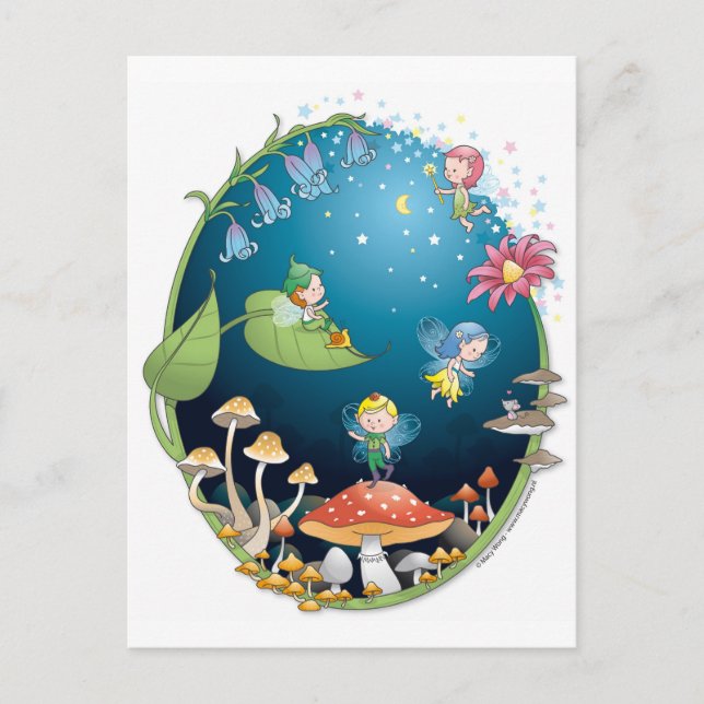 Little pixie postcard (Front)