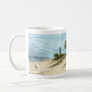 Little Point Sable Lighthouse Michigan Coffee Mug