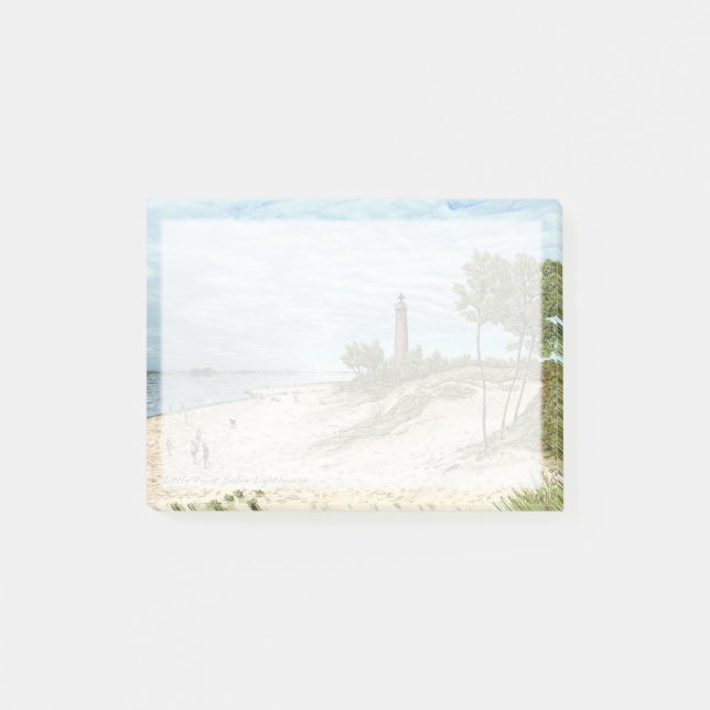 Little Point Sable Lighthouse Post it notes (Front)
