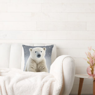 Little polar bear cushion