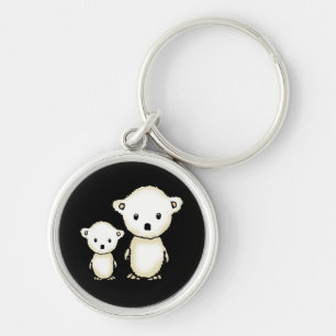 Little Polar Bears Key Ring