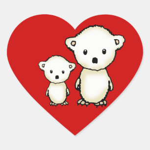 Little Polar Bears Stickers