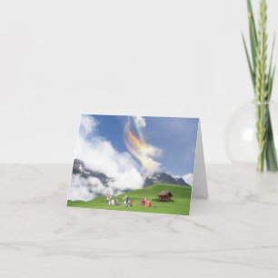 Little Pony and Unicorns Card