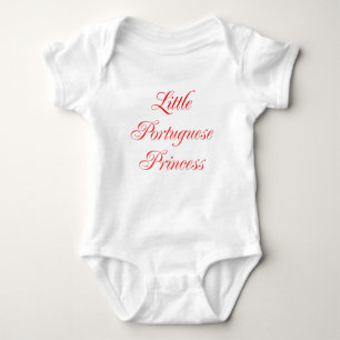 Little Portuguese Princess Baby Bodysuit