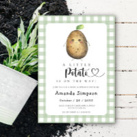 Little Potato Baby shower Invitation