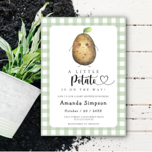 Little Potato Baby shower Invitation